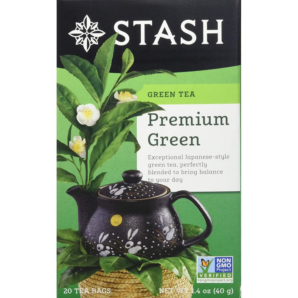 Stash Tea Green Premium Tea (6x20 CT)