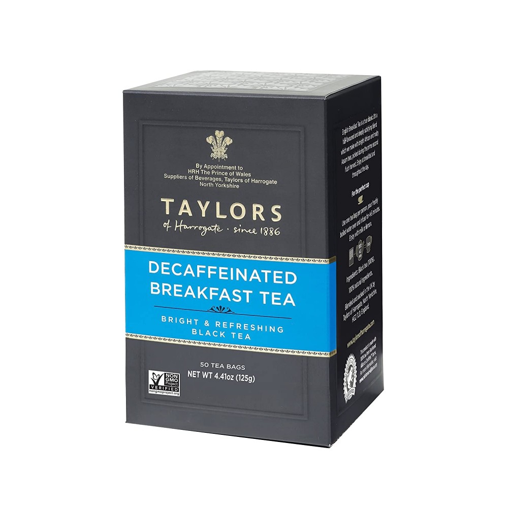 Taylors Of Harrogate Decaffeinated Breakfast Tea (6x50BG )