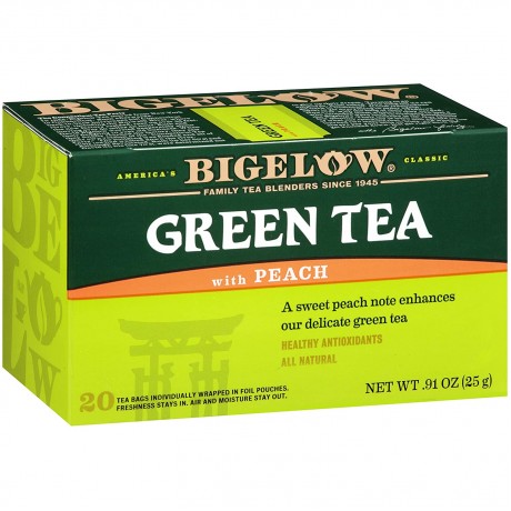 Bigelow Green Tea with Peach (6x20 EA)