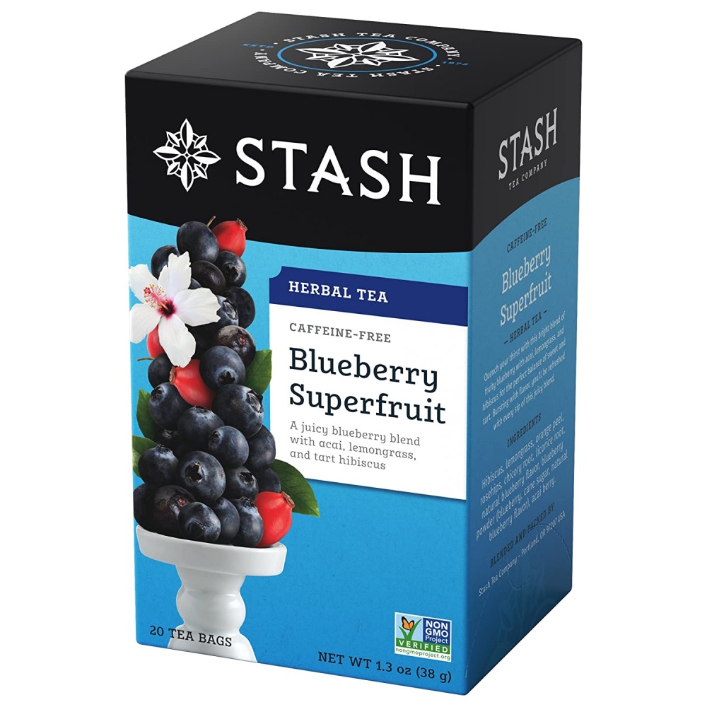 Stash Tea BlueBerry SprFruit Tea (6x20BAG )