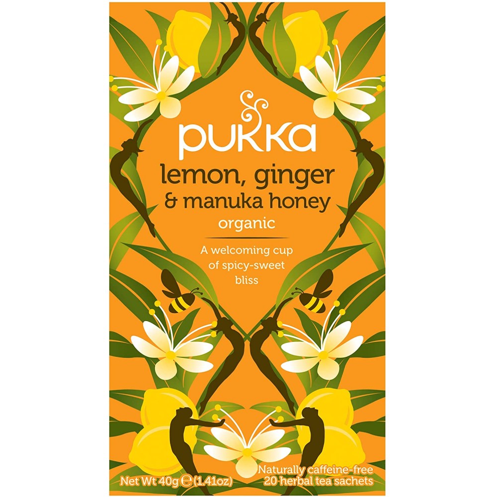 Pukka Herbs Og2 Lemon Ginger Honey Tea (6x20BAG)