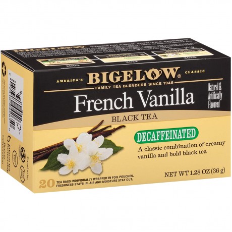 Bigelow Decaffeinated French Vanilla Tea (6x20 Bag )