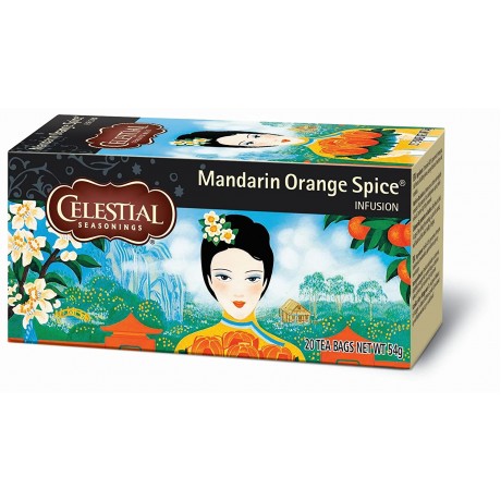 Celestial Seasonings Mandarin Orange Spice Herb Tea (1x20Bag)