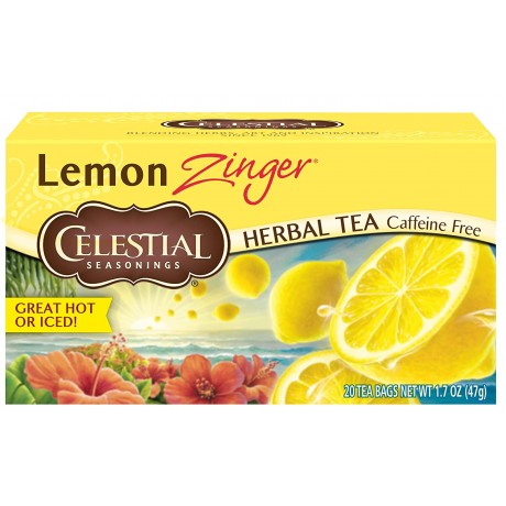 Celestial Seasonings Lemon Zinger Herb Tea (6x20bag)