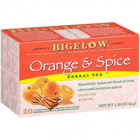 Bigelow Orange & Spice Herb Tea (6x20 Bag)