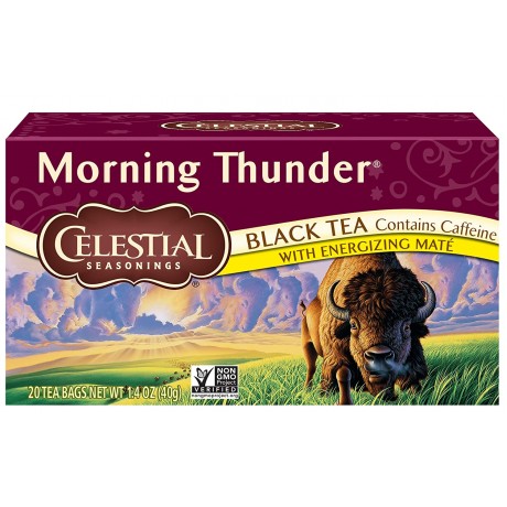 Celestial Seasonings Morning Thunder Caff (6x20BAG )