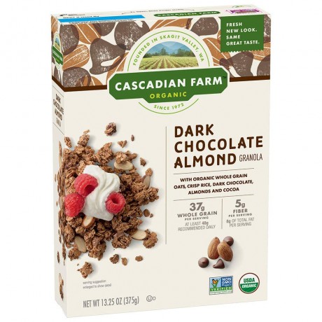 Cascadian Farm Dark Chocolate Almond Granola (6x13.25OZ )