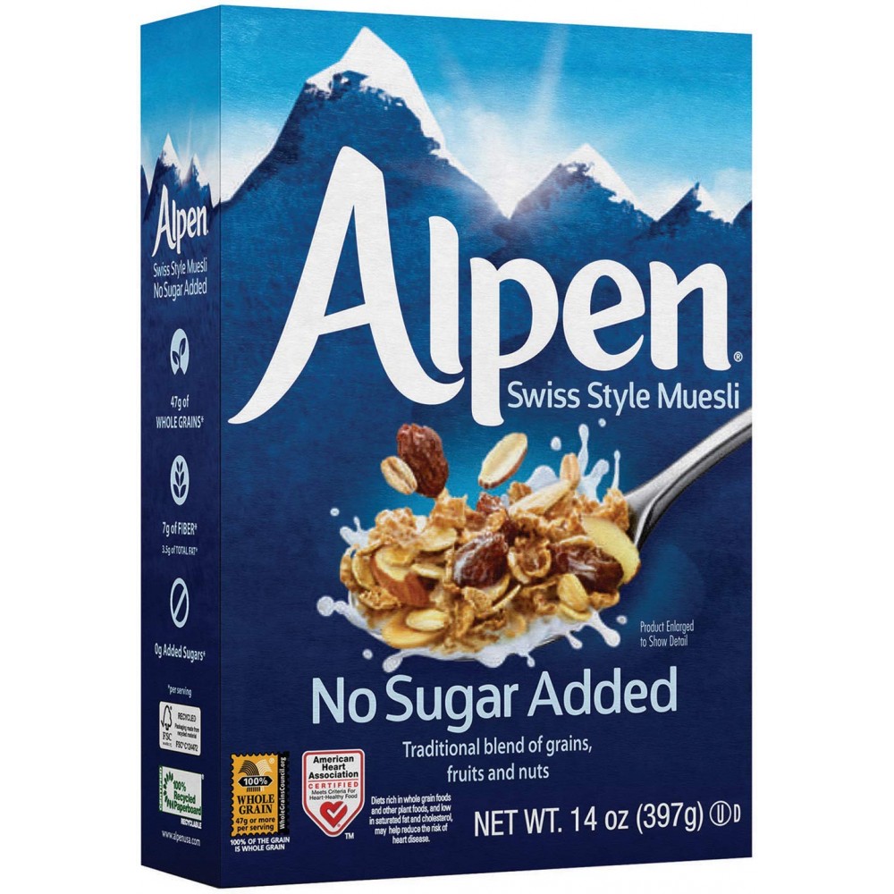 Weetabix Alpen Cereal Organic No Added Sugar (12x14Oz)