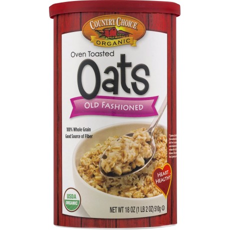 Country Choice Organic Oven Toasted Old Fashioned Oats (6x18 OZ)