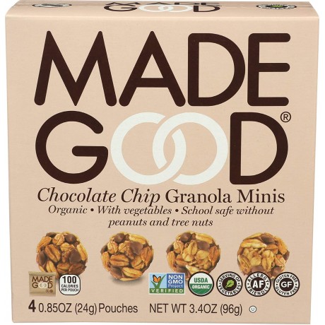 Made Good Granola Minis Chocolate Chip (6x3.4 OZ)