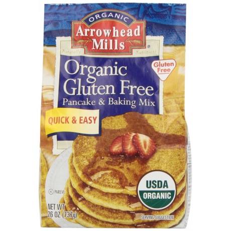 Arrowhead, Organic Gluten Free Pancake & Baking Mix (6x26Oz)