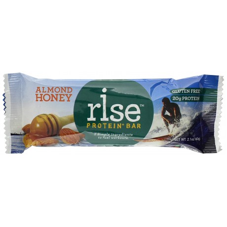 Rise Foods Almond Honey Protein Bar (12x2.1 Oz)