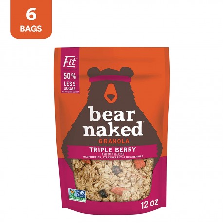 Bear Naked Fit Triple Berry Crunch Granola (6x12Oz)