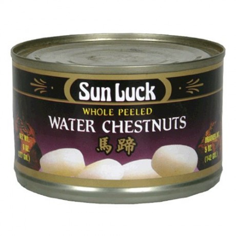 Sun Luck Whole Peeled Water Chestnuts (12x8 Oz)