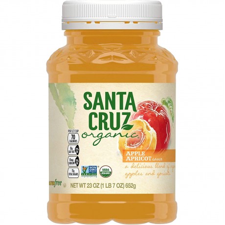 Santa Cruz Apricot Applesauce (12x23 Oz)