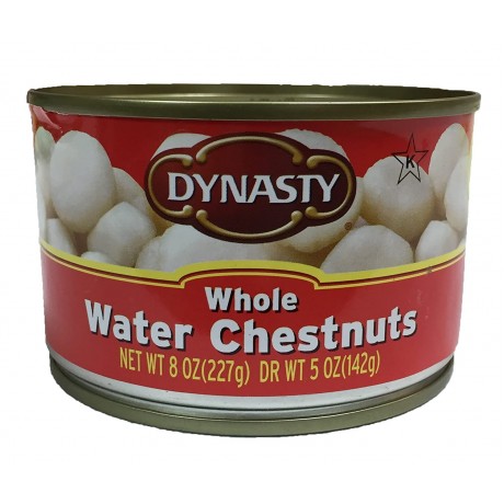 Dynasty Water Chestnuts Whole (12x8Oz)