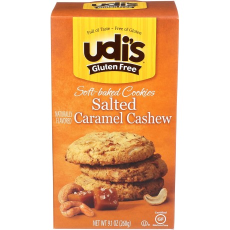 Udi's Gluten Free Seaslt Caramel Cshw Cookie (6x9.17OZ )