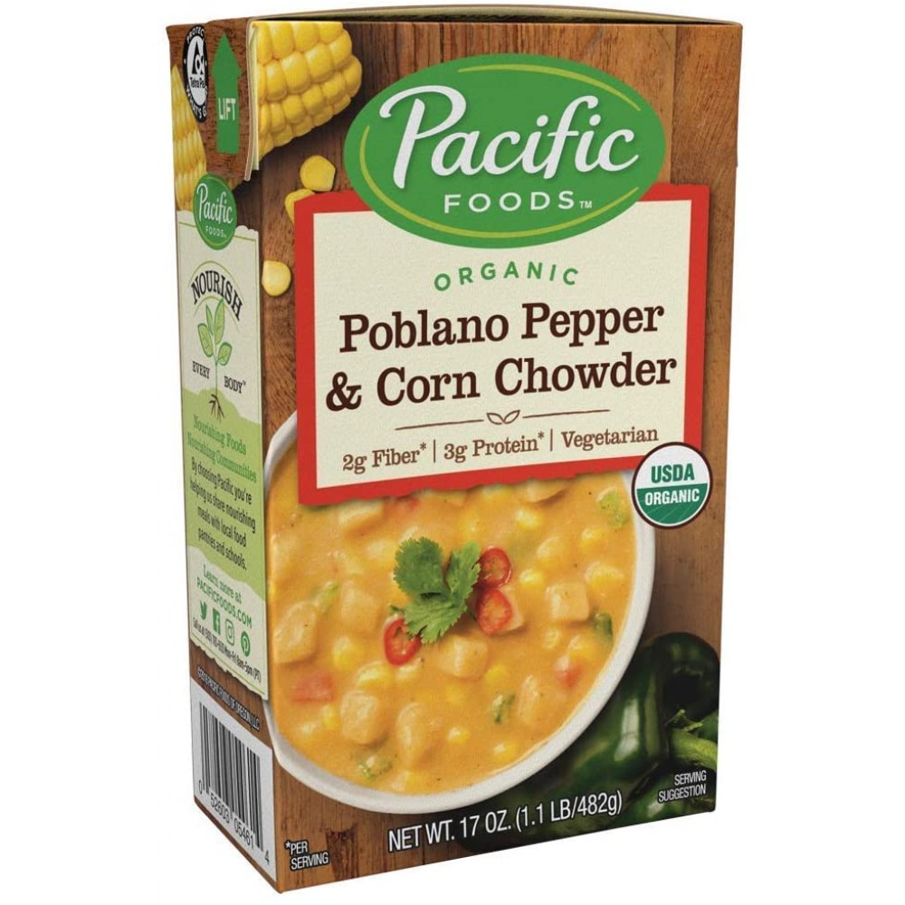 Pacific Natural Foods Ppr/Corn Chewdr (12x17OZ )