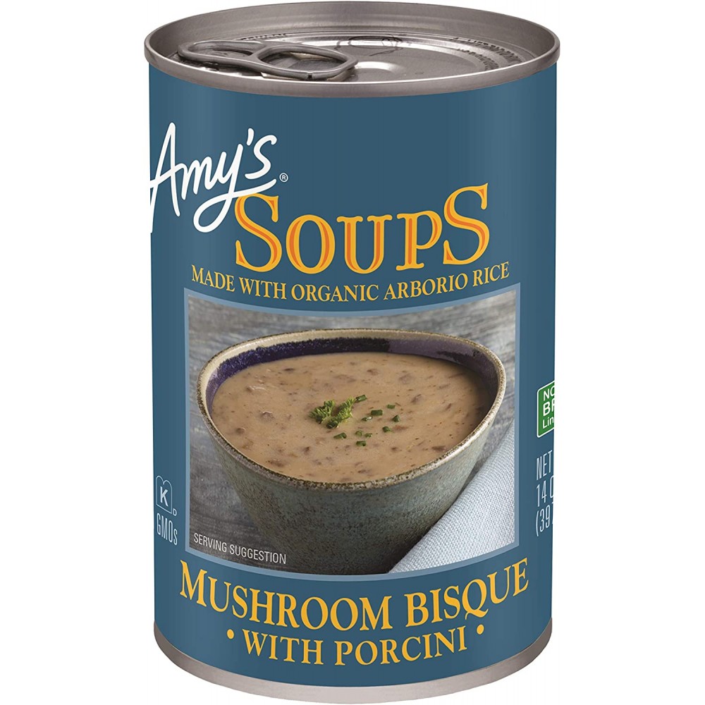 Amy's Mushroom Bisque w/Porcini (12x14OZ )