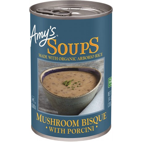 Amy's Mushroom Bisque w/Porcini (12x14OZ )